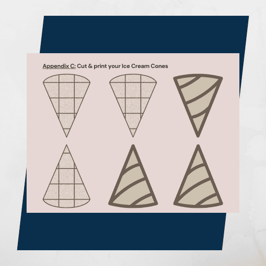 Discovering STEM number games ice cream cones